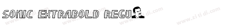 Sonic ExtraBold Regu字体转换